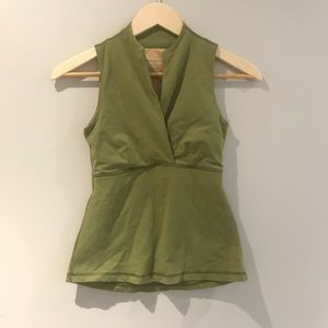 Lululemon athletica mandarin collar yoga tank top